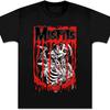 Misfits Shirt Neuheit Rockband Konzert Kurzarm für Damen Death Comes Ripping Bandlogo Grafik T-Shirt Unisex Schwarz