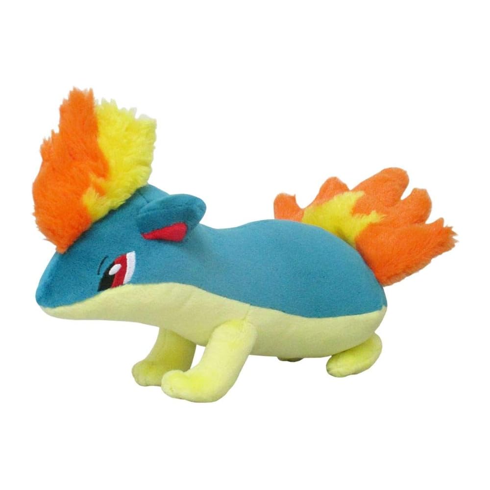San-ei Trading Pocket Monster All Star Collection Magmarashi Plush Toy 10x25x15cm Pokmon