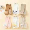 Cartoon Pattern Grippy Socks Baby Socks Toddlers Cotton Stockings with Soles for Baby Girls Boys 0-3 Years