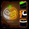 Halloween Neon Signs Skull Neon Light Pumpkin Signs Halloween Led Sign for Bedroom Wall Halloween Decor Christmas Gift