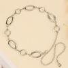 Elegant Metallic Round Waist Chain For Women Enhancing Business Styles Lookings Perfect For Various Occasion Daily Wear