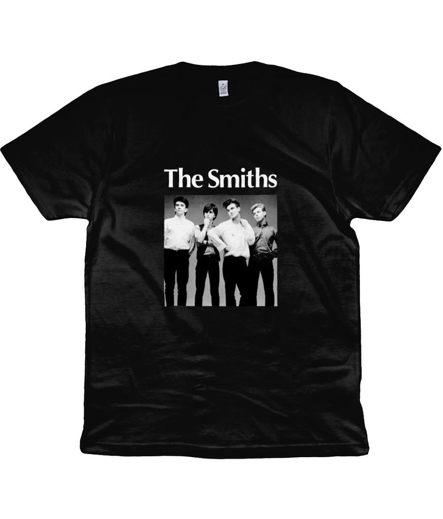 The Smiths - Promo Photo - Organic T-Shirt Mens Womens Tees Top - Morrissey - Marr - Manchester S