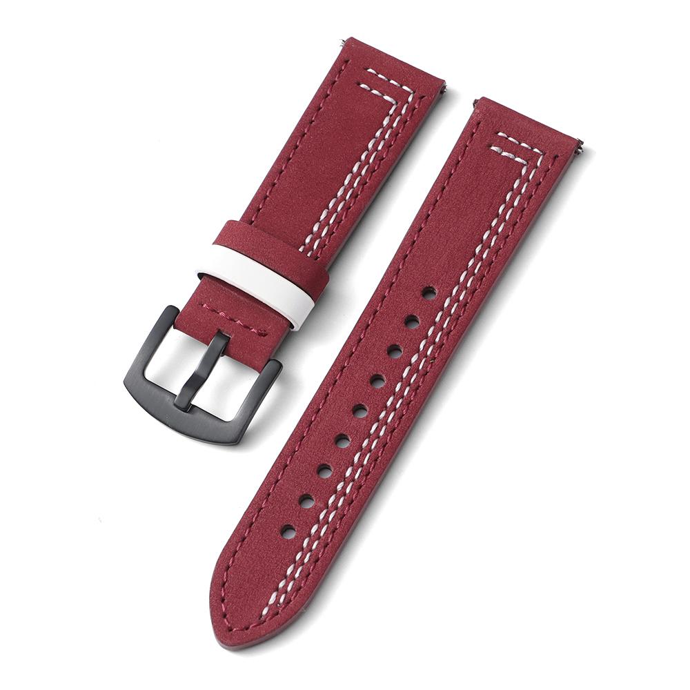 Vintage Genuine Leather Watchbands for Samsung Galaxy for Huawei Bands 22mm 20mm Women Men Cowhide Watch Band Strap Watchband