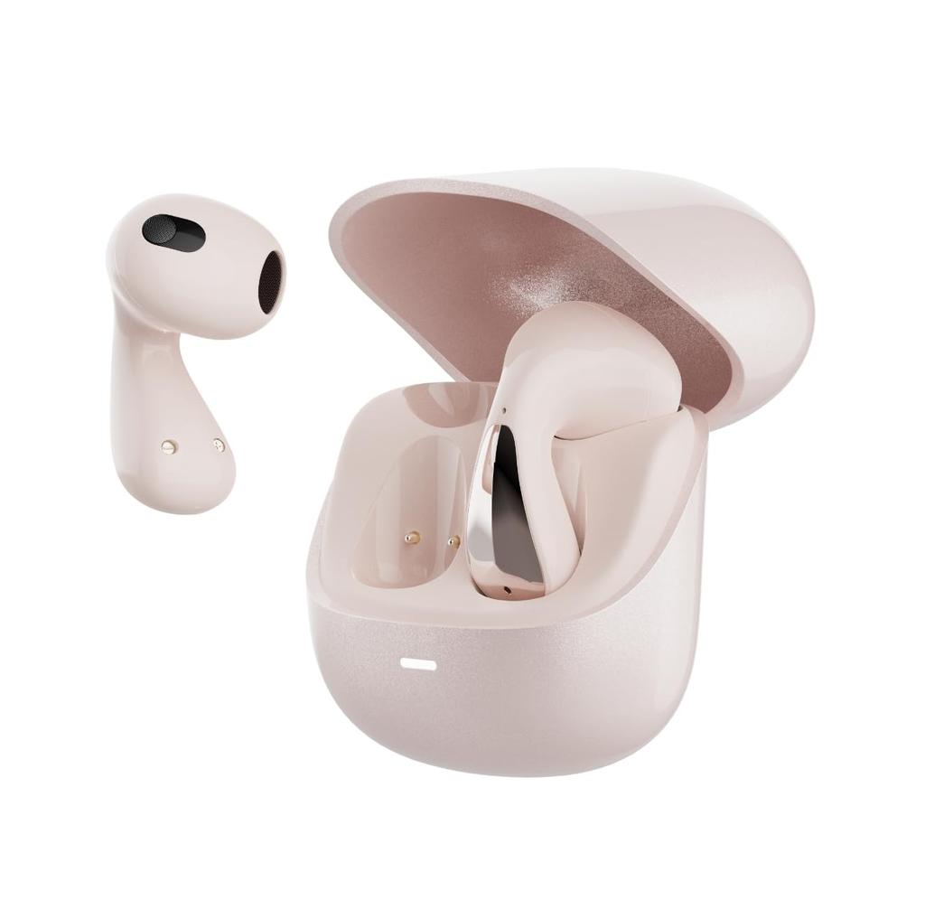 2025 Bluetooth sluchátka, Bezdrátová sluchátka, Hands-free volání, Vestavěný mikrofon, Rychlé nabíjení Type-C, Kvalita zvuku Hi-Fi, Dotykové ovládání,