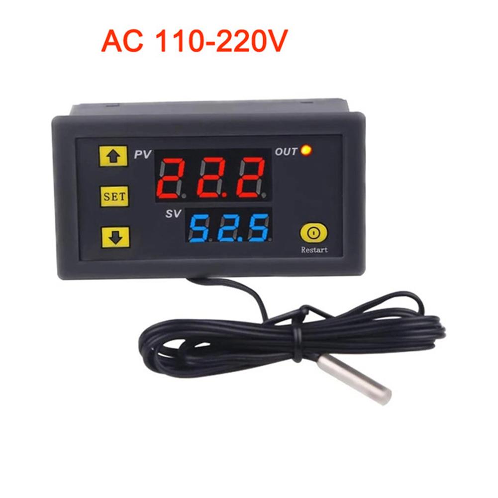 

Heating and Cooling Thermostat W3230 with Adjustable Temperature Ranges AC110-220V