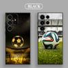 Football Soccer Ball Fire Un Rayo Balls S26Ultra Case For Samsung Galaxy S26 S25 S24 S23 S20 S21 FE S22 Ultra Plus 5G Soft Cover