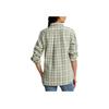 Polo Ralph Lauren SS24 Embroidered Plaid Single-Breasted Loose Long Sleeve Shirt Women Shirts Moss-Green 211928701-001