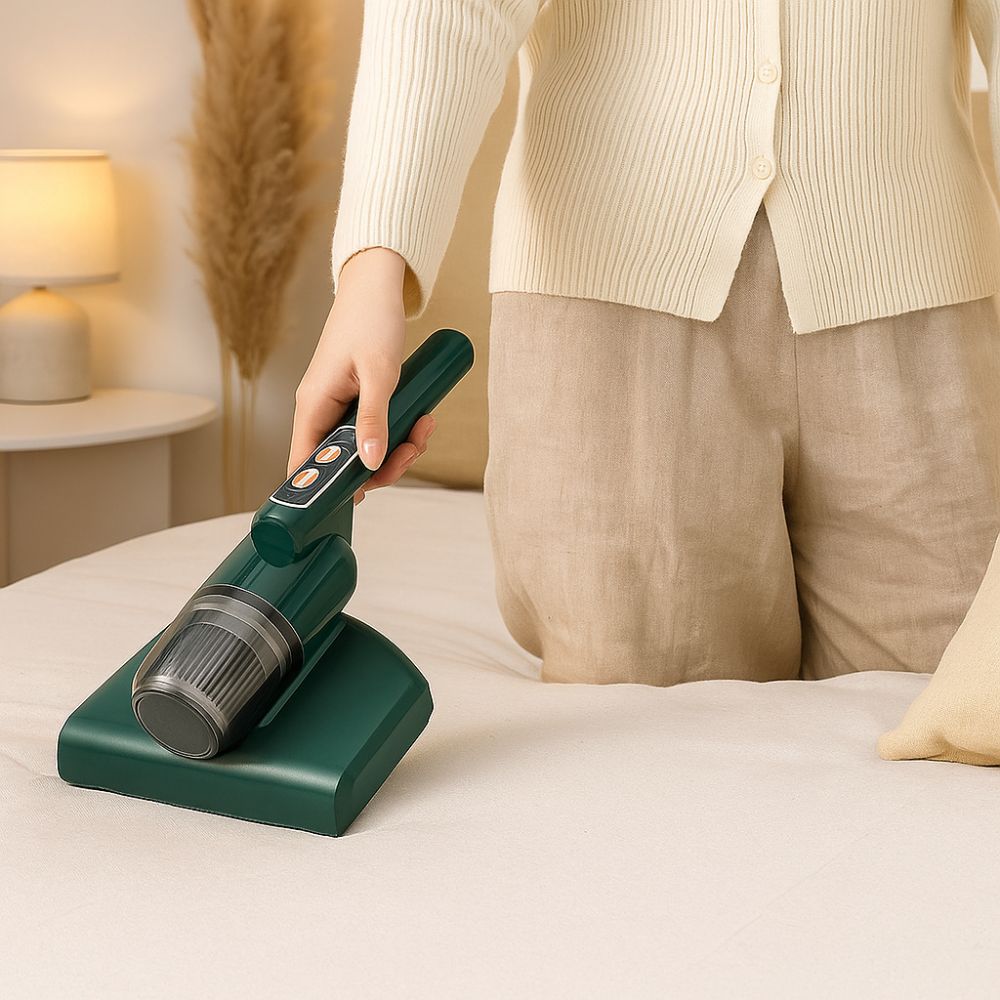 HEPA Filtration Wireless Mite Remover Detachable Vacuum Cleaner Portable Handheld Vacuum  Home
