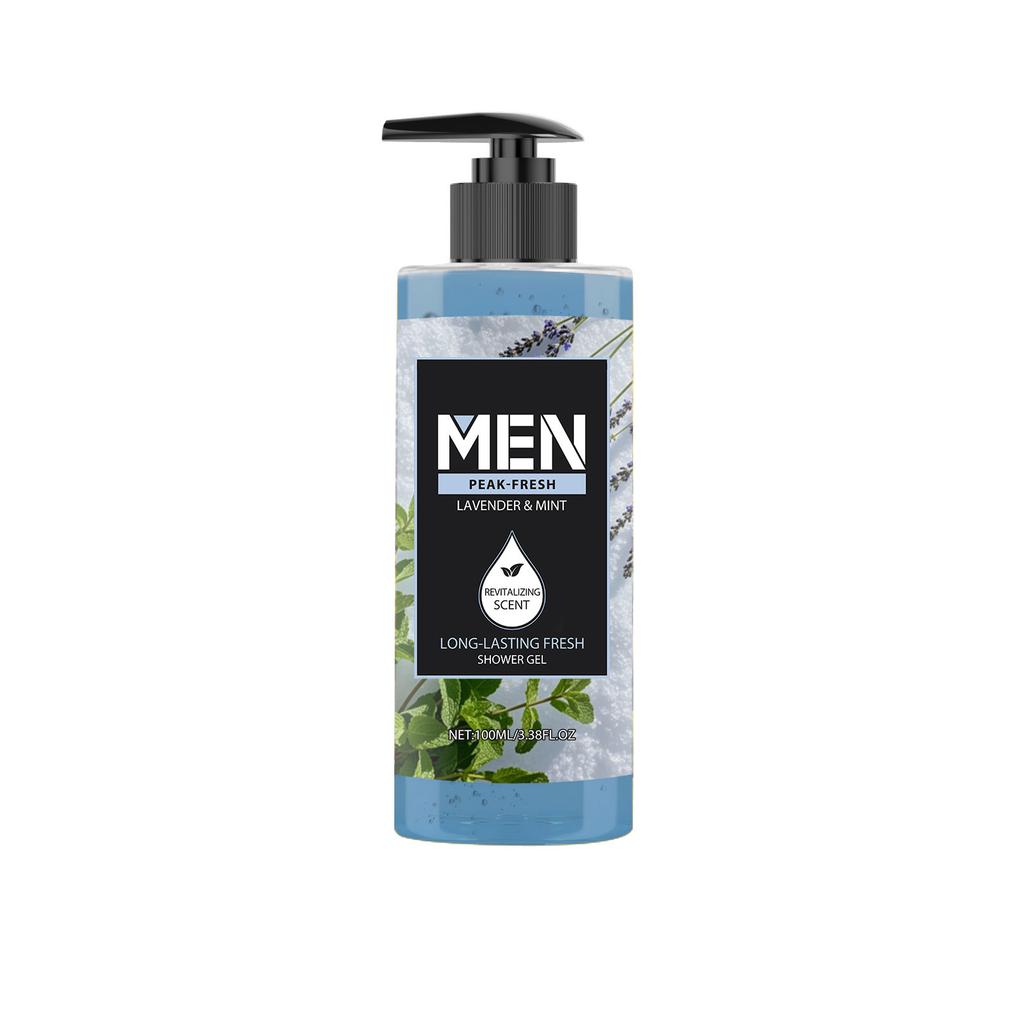 Minze Lavendel Duschgel 100ml Feuchtigkeitsspendende Reinigung Körper Haut Erfrischend Und Sanft