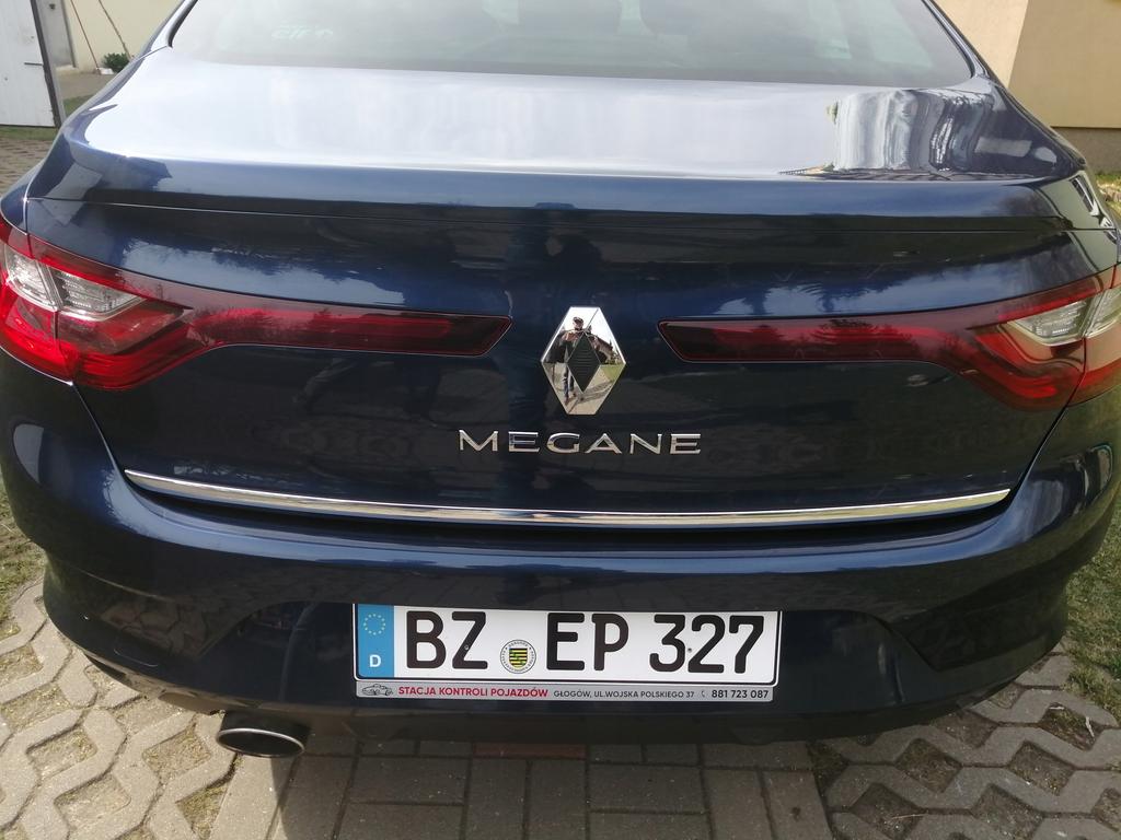 Renault MEGANE IV Sed CHROME STRIP Trunk Lid