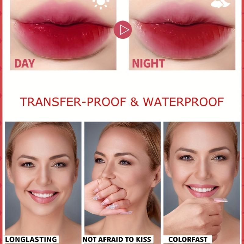 Set 6 Pz/set Lucidalabbra Magico Peel-Off Opaco Tinta Labbra Set Impermeabile Lunga Durata Facile Da Applicare Non Sbiadisce Rossetto Vellutato per Labbra e Guance
