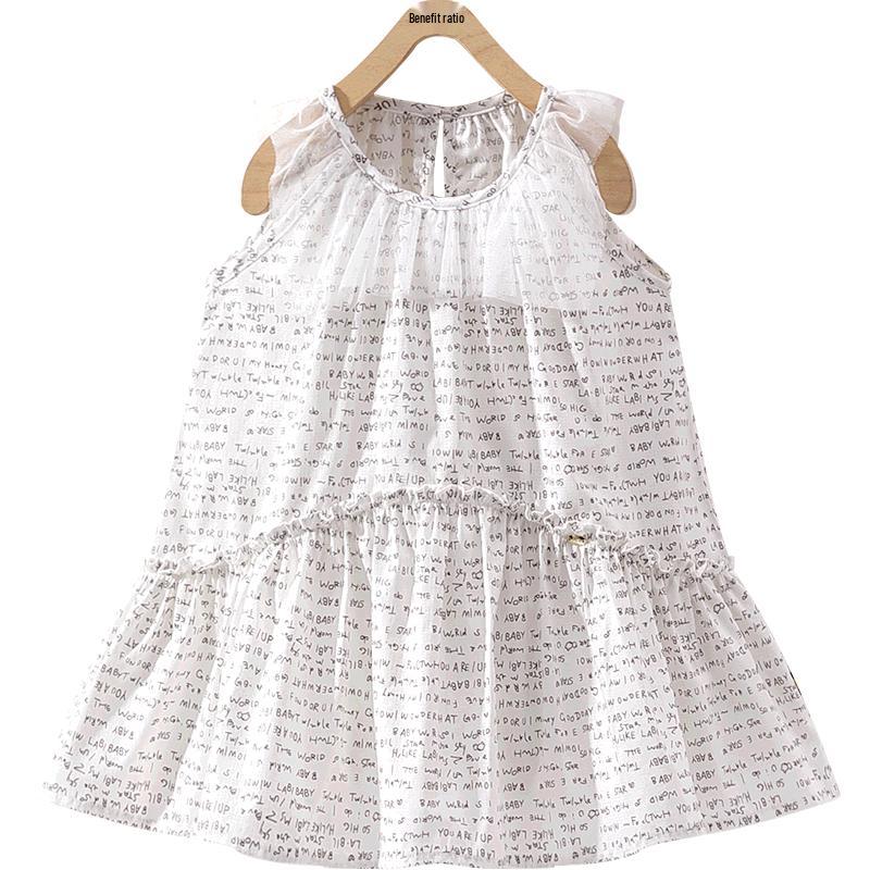 Robby Girls  Sleeveless Summer Princess Dress 110