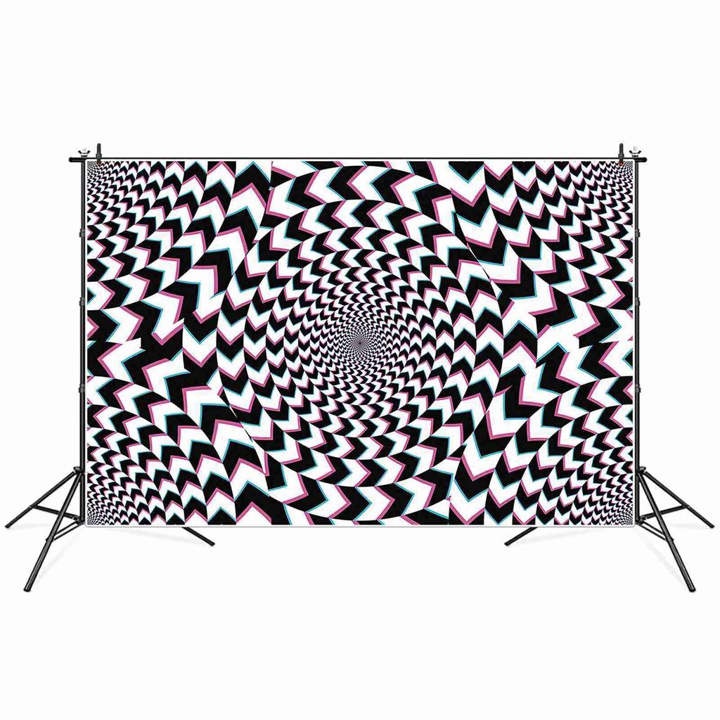 MOON.QG 3D Photography Wallpapers Backdrop Visual Illusion Background Swirl Geometric Home Wall Event Photo Studio Decorations