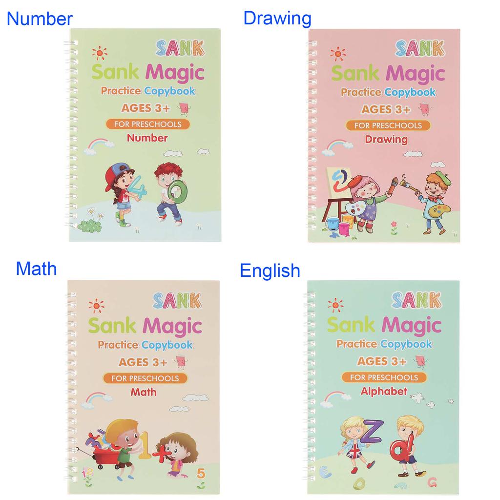 Handwriting Magic Writing Stickers Kids Groove Copybook Educational Practice Handwriting Magic Writing Stickers Kids Groove Copybook Educational Practice