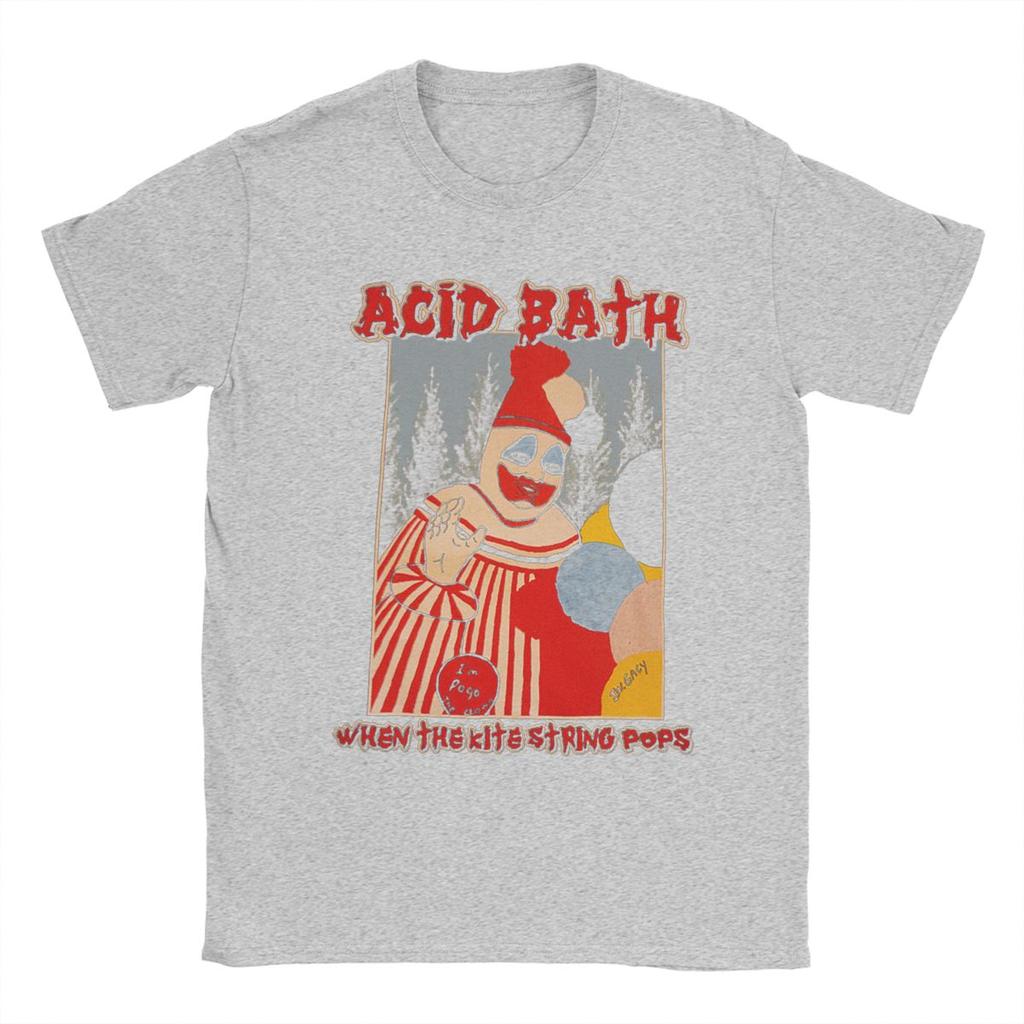 Men Acid Bath T Shirts Cotton Clothes Novelty Short Sleeve O Neck Tee Shirt Summer T-Shirt