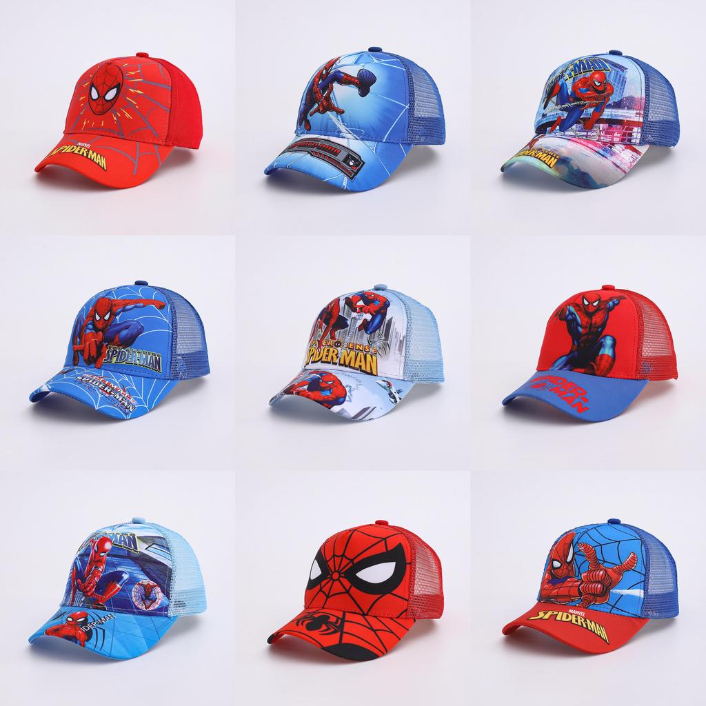 Childrens Cartoon Spider Man Baseball Cap With Breathable Polyester For Summer Outdoor Play