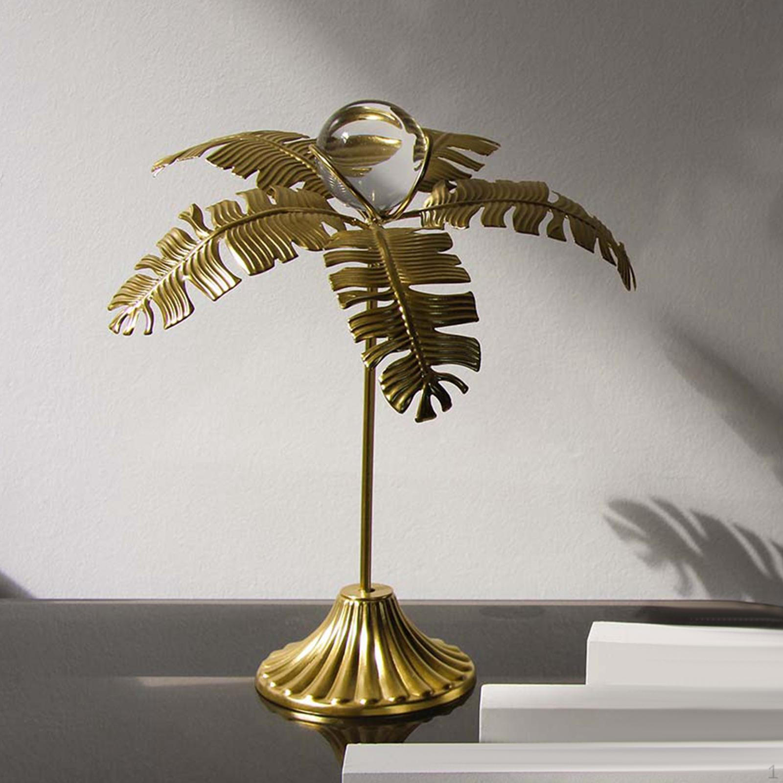 

Статуэтка Кокосовой пальмы Золотая Коллекция Декора Поделки Украшение Фигурка для Гостиной Камина