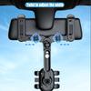 Handyhalterung Clips Handy GPS Halter Ständer Einziehbar Auto Innenraumspiegel Handyhalter Rückspiegel Handyhalterung