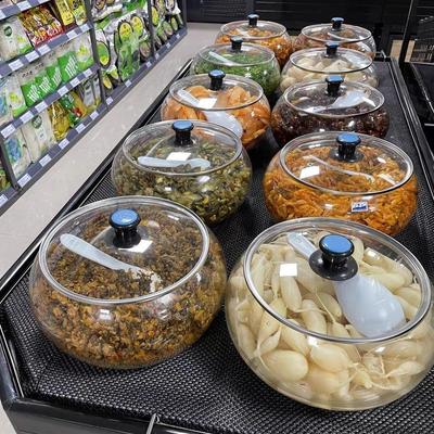 Thickened Wide-Mouth Glass Jar with Lid for Pickled Vegetables and Kimchi