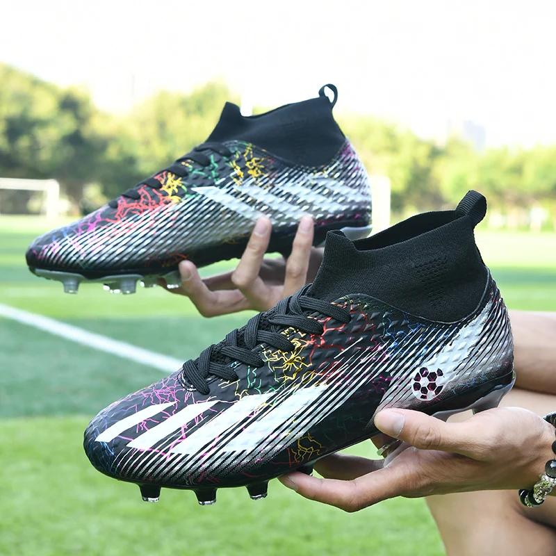 Sportvy Men's Tf/Ag Original Football Shoes Professional Outdoor Society Grass Training Football Field Boots Ultralight Soccer Cleats Cm
