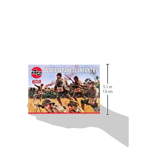 Airfix 1/76 Japanese Army Soldier Plastic Model X-0718V Molded Color