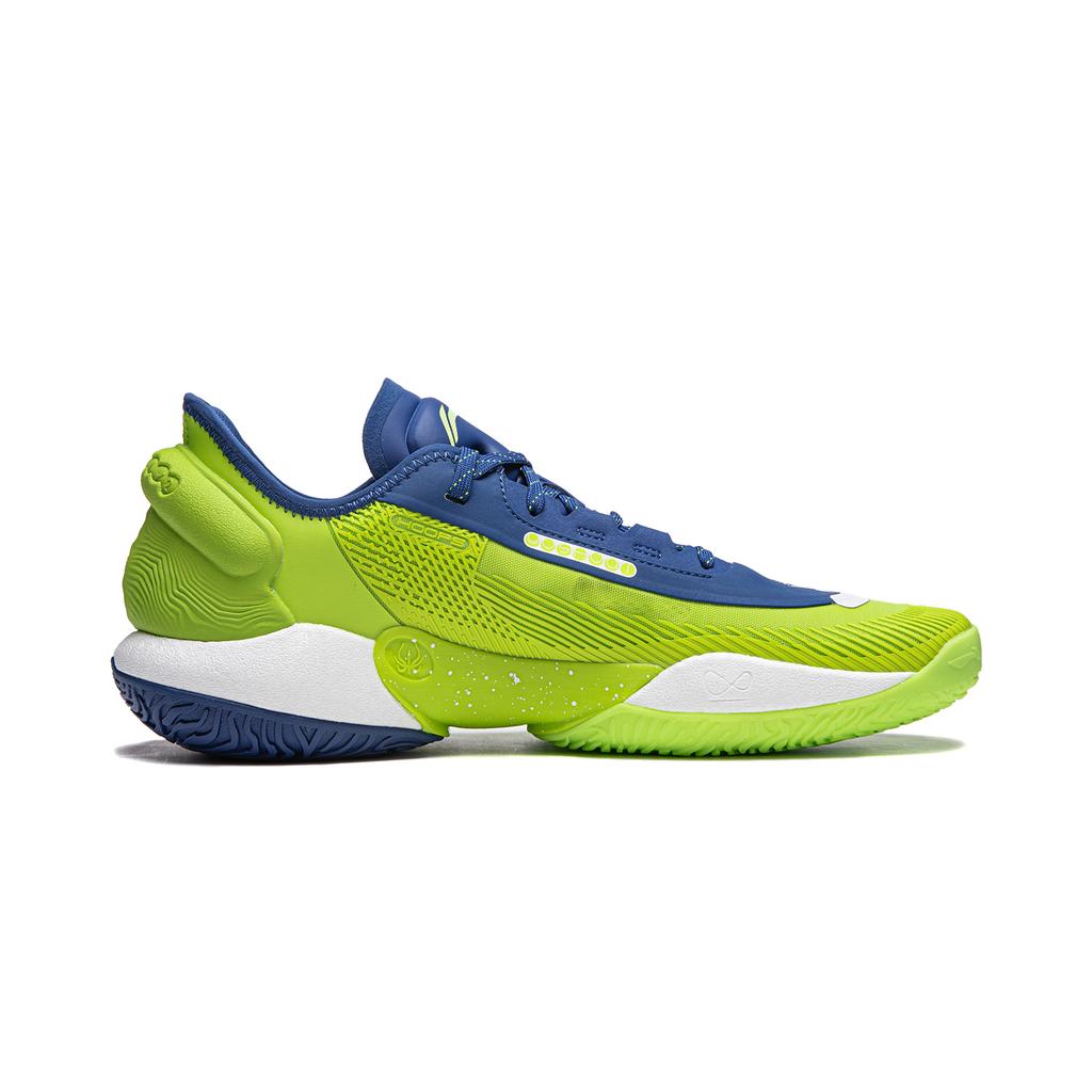 Li Ning Yushuai 18 V2 Cushioning Slip Resistant Abrasion Resistant Lightweight Rebound Low Top Basketball Shoes Men's ABAU025-7
