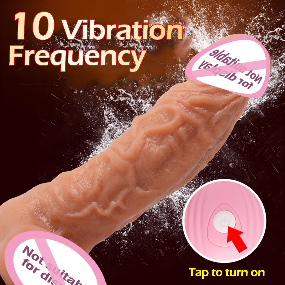 Realistic Dildo with Suction Cup Adult Sex Toys G Spot Vagina Anal Stimulation Anal Trainer Adult Sex Toys for Women