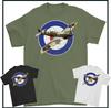SPITFIRE T-SHIRT Supermarine Zweiter Weltkrieg Britisches Jagdflugzeug Luftschlacht um Britannien RAF Tee Top
