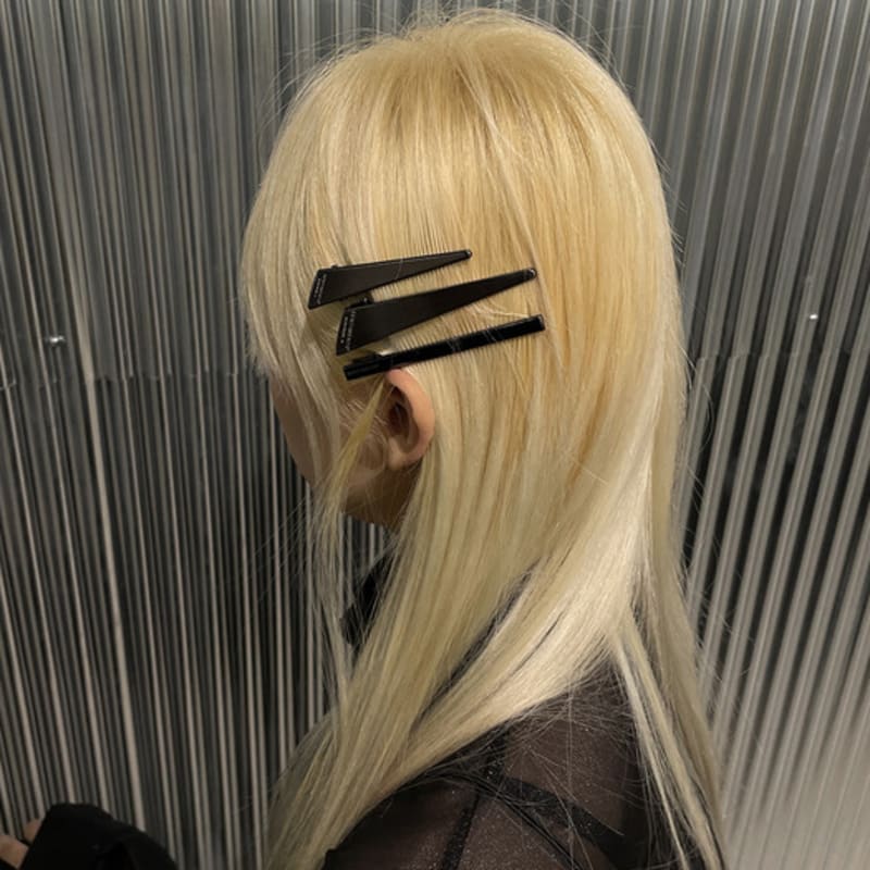 SENTIMENTS No.364 [black] HAIR PIN 3SET TRIANGLE