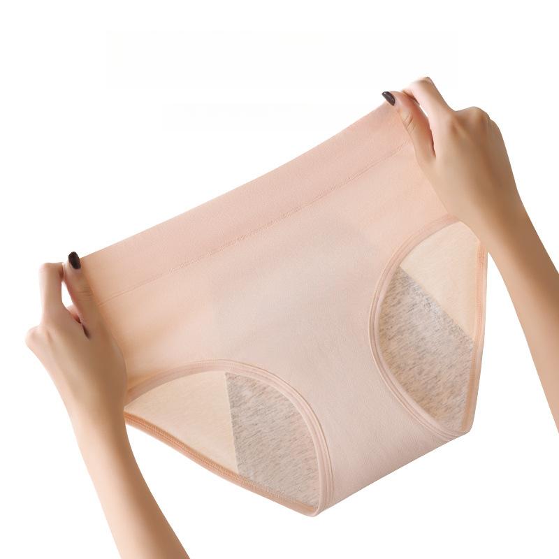 High Waisted Pure Cotton Menstrual Panties Triangle Women’s Panties