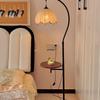 Chinese-Style Floor Lamp with Storage Rack: Living Room, Bedroom, or Study Decor