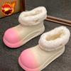 Cute Round Toe Platform Color Blocking Ladies Shoes Sale Designer Luxury Winter 2025 Novelty Fashion Plush Women's Snow Boots