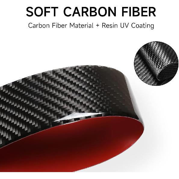 Car Carbon Fiber Decal Center Console Lower Panel Sticker Cover Interior Trim Decal For Chevrolet Silverado/GMC Sierra 1500 2500HD 3500HD 2014-2018