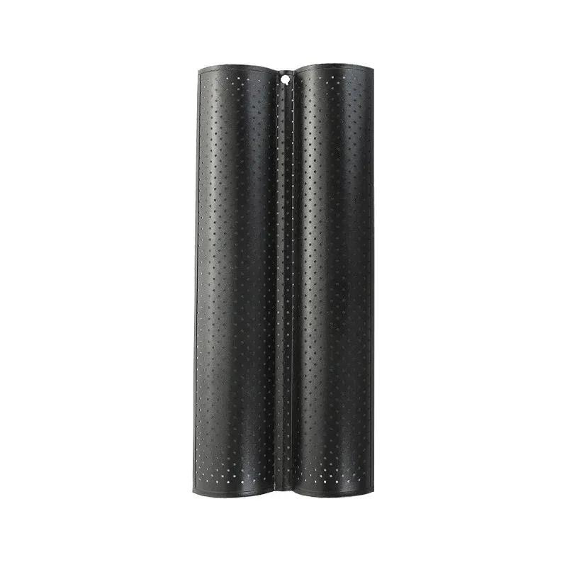 New 14.96x6.98x1.1 Inches 2 Waves French Bread Baking Tray Mold Loaf Tin Non-Stick Baguette Mould Cake Pan Pastry Tools for Baking Tray Mold