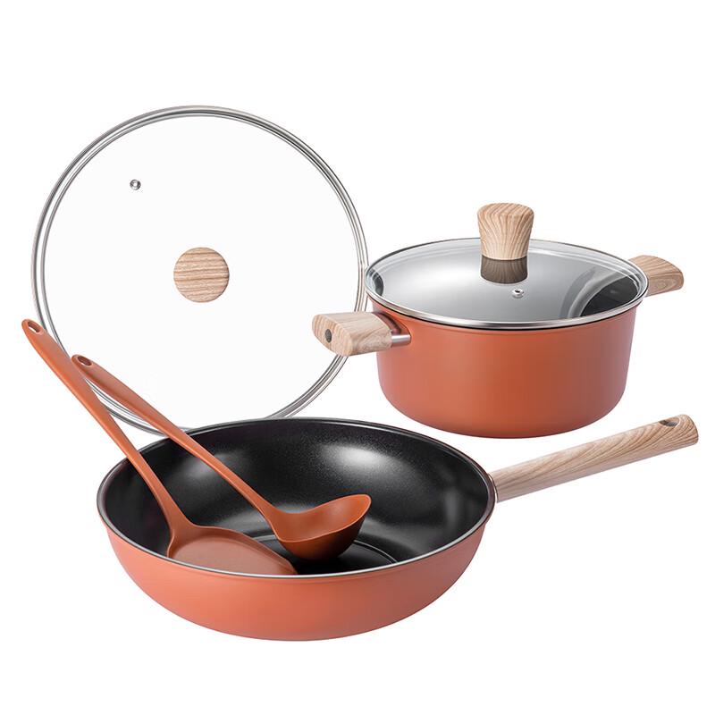 Desland Ceramic Non-stick 4-Piece Cookware Set