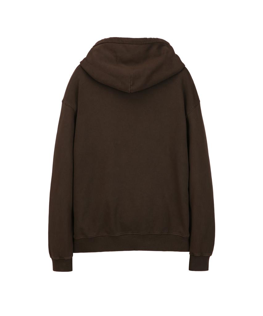 Washed Essentials Hoodie Dark Brown Iets5F202W3