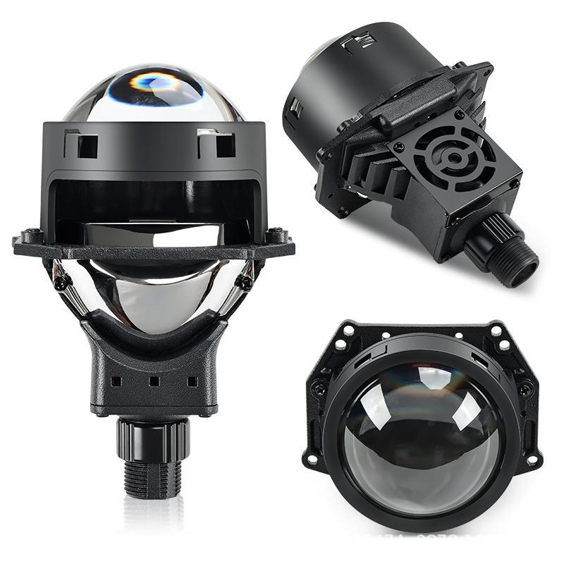A3 + Car LED Headlight 2.5/3 Inch Lossless Bifocal Lens H4H7 Double Lamp Cup 60W High Power Laser Lens