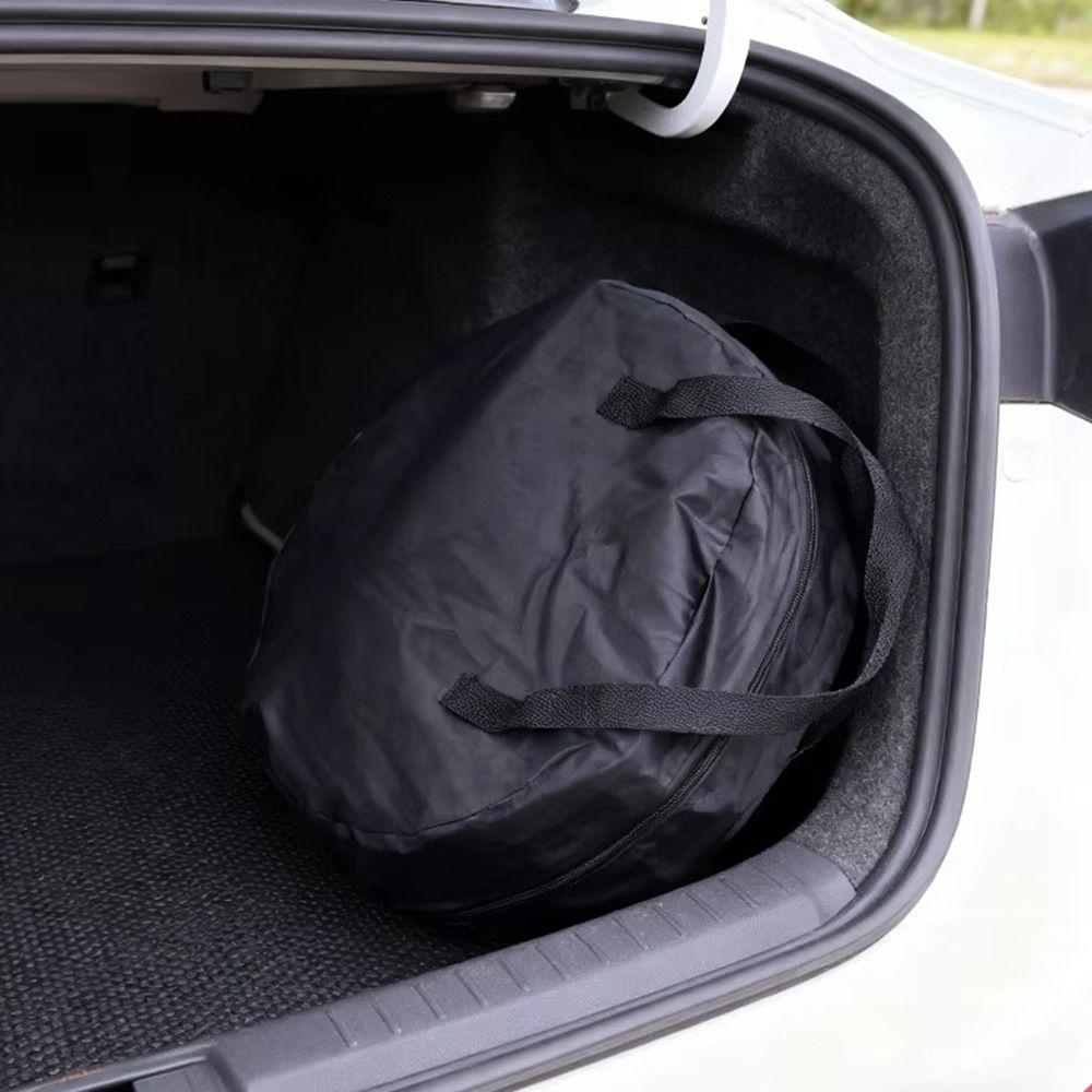 Handheld Car Charge Cable Bag Oxford Cloth Electric Car Cables Carry Case RVs