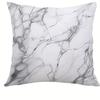 Black White Marble Pattern Printed Pillowcase Home Room Office Living Room Sofa Decor No Insert 18X18 Inch