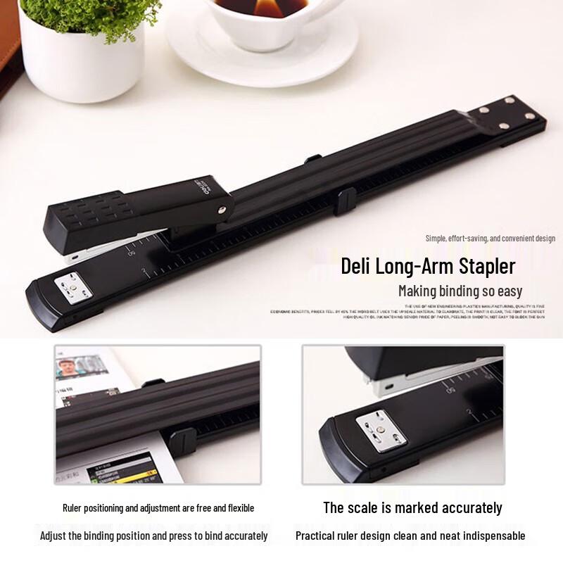 Deli 0334 Long Arm Saddle Stapler