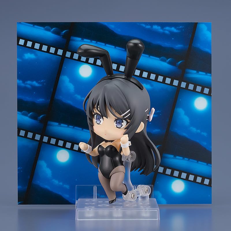 Nendoroid Rascal träumt nicht von Bunny Girl Senpai Mai Sakurajima Bunny Girl, bemalte bewegliche Figur aus Kunststoff, Version. Maßstabslos