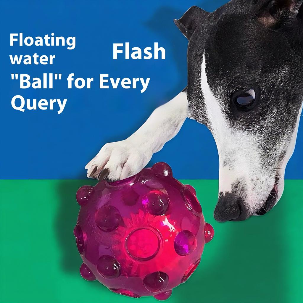 Sound luminous puppy toy flash ball puppy interactive self-pleasure and boredom pet toy