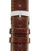MORELLATO AGILA 20mm Dark Brown Leather Watch Strap with Replacement Tool X3425695034020 [Officially Imported]
