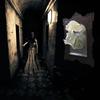 3D Halloween Decor Glow in The Dark Halloween Statue Halloween Ghost in The Mirror  Bar Home Decor