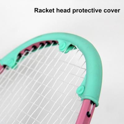 2Pcs Badminton Racket Head Protector Badminton Racquet Wire Frame Protective Sleeves Wear Resistant Flexible Badminton Racket Head Covers
