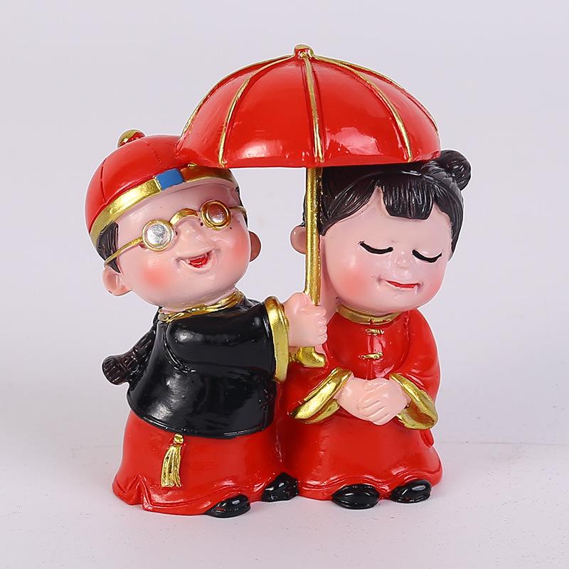 Harz Braut & Bräutigam Hochzeitsdekorationen - Chinesischer Stil Wohnkultur Ornamente
