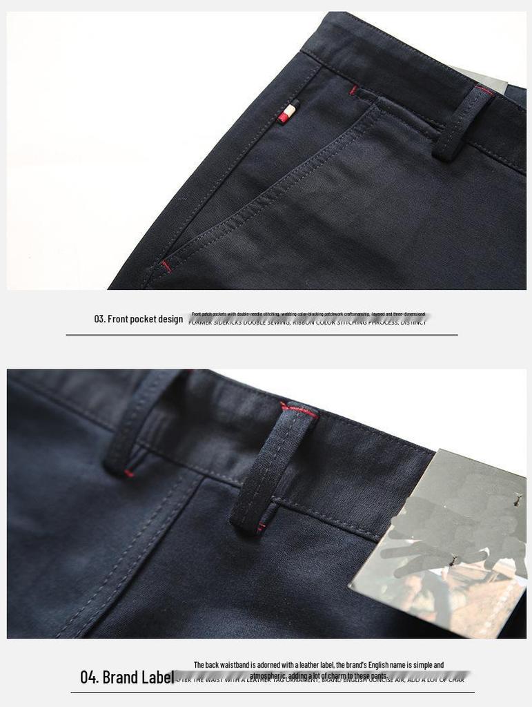 Men's Plus Size Casual Autumn/Winter Slim Fit Trousers