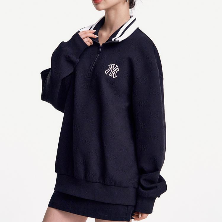 New MLB New York Yankees Sweatshirt Unisex Black 3AMTM0351-50BKS