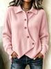 2026 Autumn/Winter Lapel Irregular Knit Cardigan: Women's Loose Soft Slanted Button Sweater