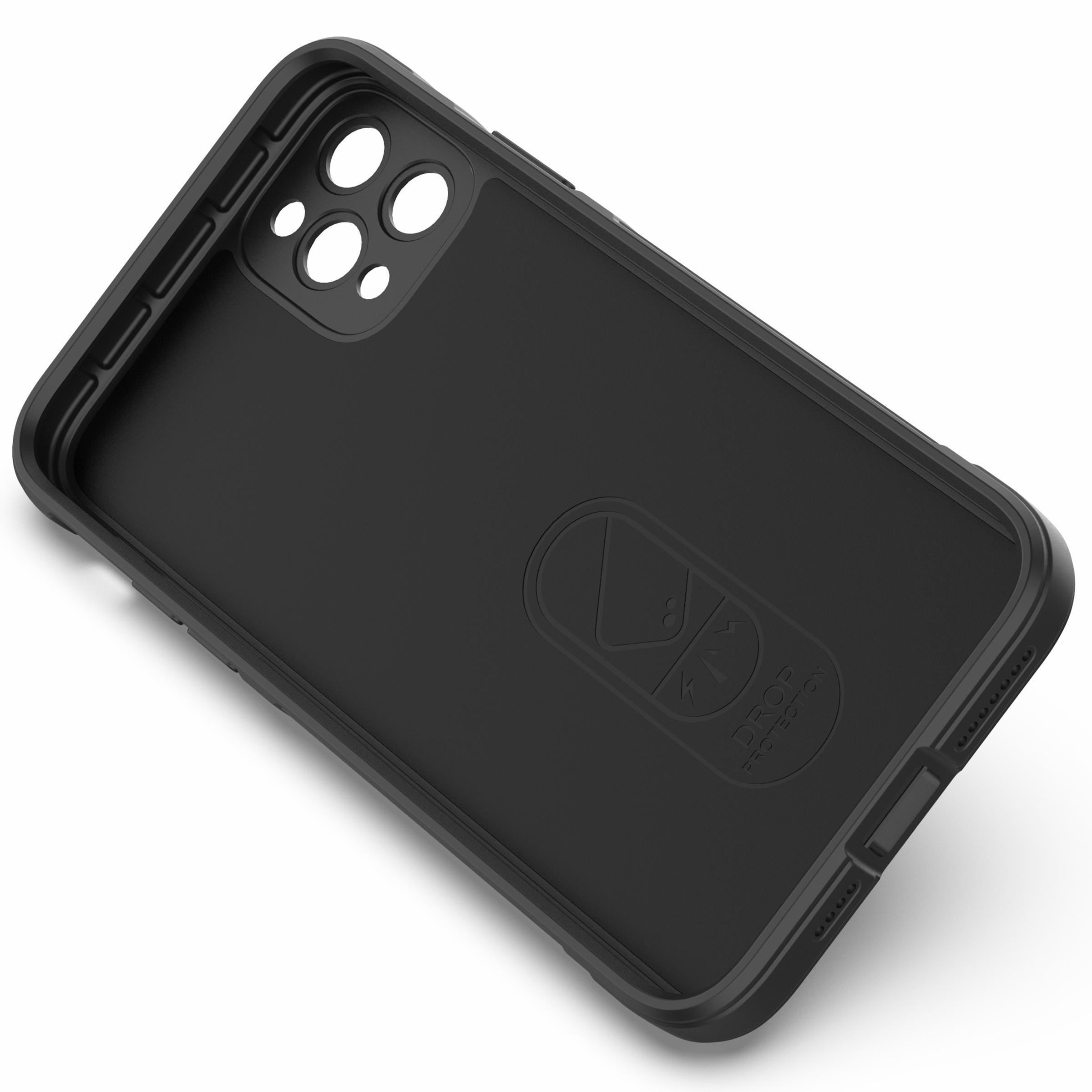 

For iPhone 11 Pro Max Case Anti-Drop Flexible TPU Mobile Phone Cover Black